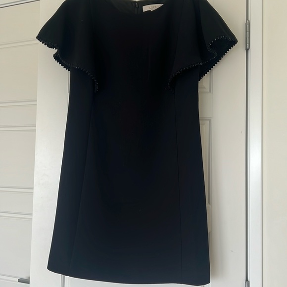 LOFT Pom Sleeve Dress - Picture 1 of 4